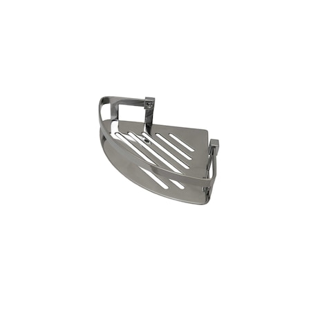Preferred Bath Accessories 8" Corner Soap Basket, Satin Stainless 308-SS